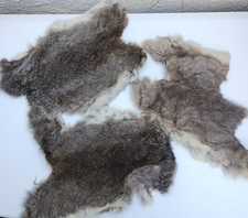 Natural Rabbit Skin Fur Tanned