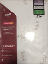 DUNELM Thermal Pleated Curtain
