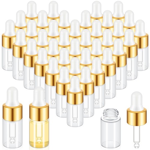 200 pcs mini glass oil - 200, dropper