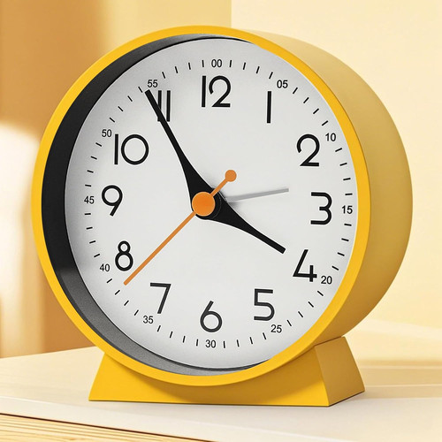 Analog alarm clock with - alarm,