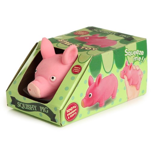 Novelty pig stress toy - pig, ball