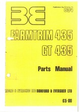 Bomford Farmtrim 435, GT435 Hedgetrimmer Parts Manual