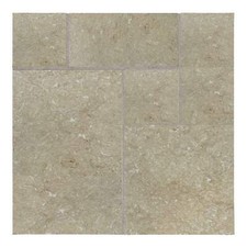 Sahara Beige Tumbled Limestone Mixed Patio Paving Slabs