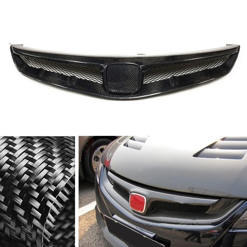 Carbon fiber front grill - carbon,