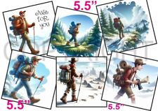 6 XL Card Toppers 5.5" Male