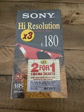 Sony vhs blank video - sony,