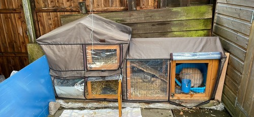 Used 6ft rabbit hutch and