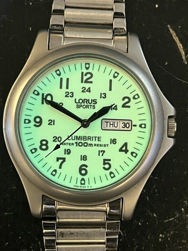 Lorus seiko lumibrite watch - by,
