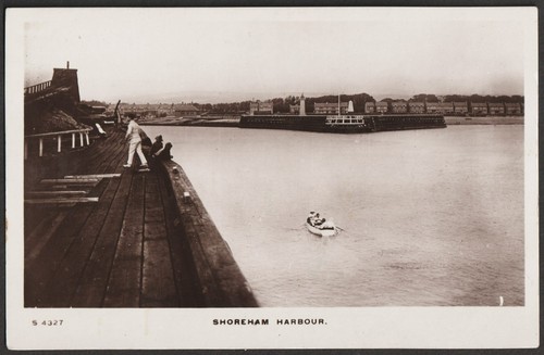 Shoreham sea postcard small - shoreham,