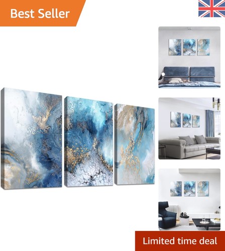 Set framed gold blue - &,