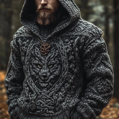 Mens winter long sleeve hooded - winter,