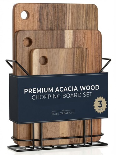 Premium acacia wood - wood, chopping