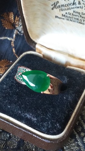 Vintage 1990s emerald 14k - vintage,