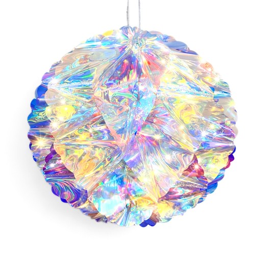 Iridescent honeycomb ball - iridescent,