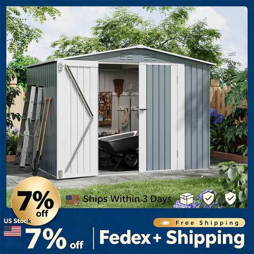 Outdoor metal storage - x,