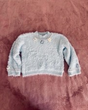 Otebanbass Blue Fluffy Jumper
