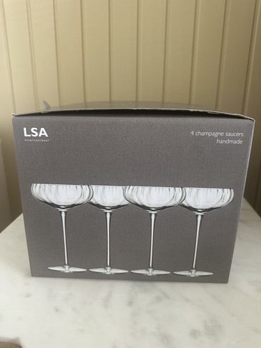 Lsa champagne saucers - lsa,