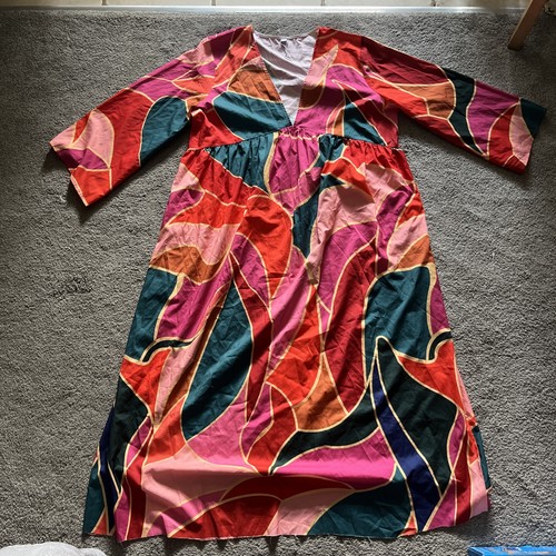 Women multi color neck - women's, v-neck