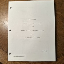 Rodgers Technical Manual And