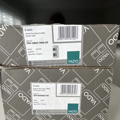 Vado valve thermostatic 2 - valve,