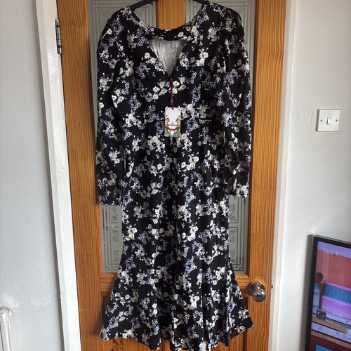 Joe browns black purple floral - browns, black/purple