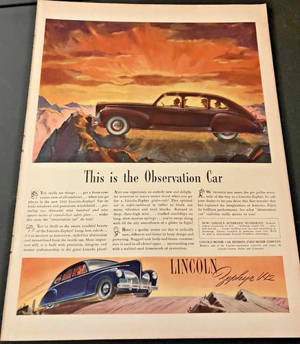 1941 lincoln zephyr - 1941, v-12