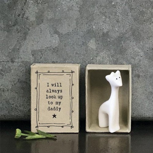 Porcelain giraffe matchbox - porcelain,
