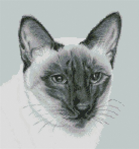 Cross stitch chart - cross, chart,