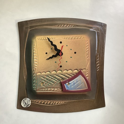 Pottery signed surreal - signed,