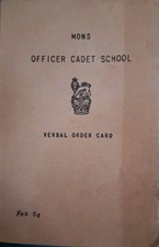 An Officer Cadet School Verbal