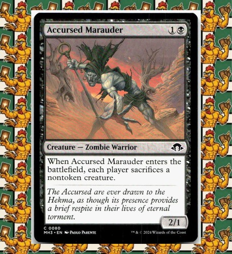 Accursed marauder mtg - marauder,