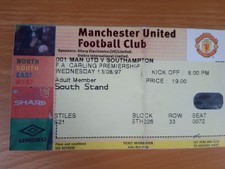 TICKET - Manchester United v