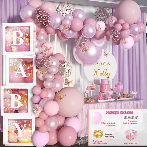 4pcs clear balloon boxes - clear,