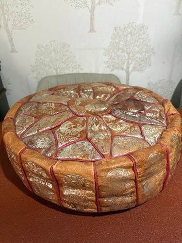 Egyptian revival ottoman - ottoman, pouf