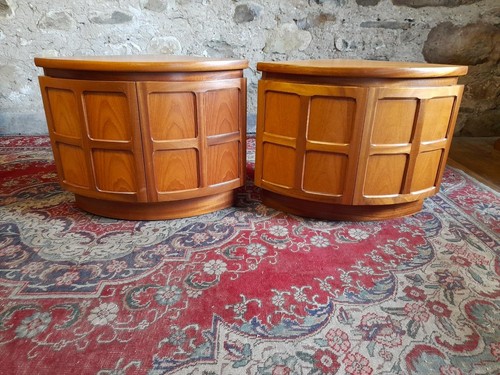 Nathan squares teak bedside - squares,