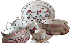 MASON'S CHRISTMAS VILLAGE TABLEWARE, *SOLD INDIVIDUALLY, TAKE YOUR PICK*