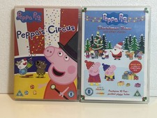 2 X DVDs Peppa Pig Christmas Show And Peppa’s Circus Region 2 PAL Preloved
