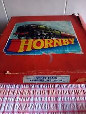 Hornby train. Passenger set 21. Meccano Clockwork.