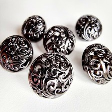 SWIRL METAL BUTTONS – 15mm