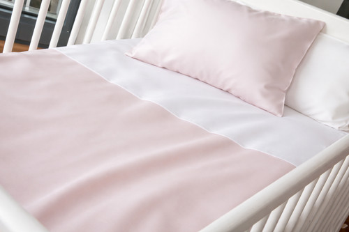 Baby cot bedding - cot, pale