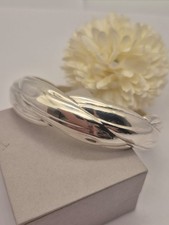 Chunky Solid Silver Silp On