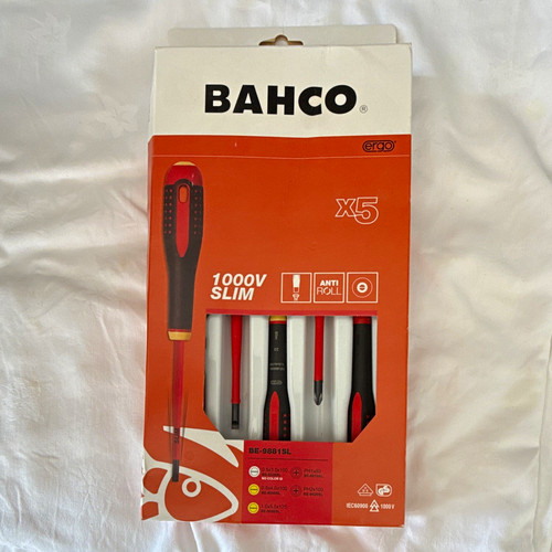 Bahco 9881sl 5pc 1000v - 5pc, slim