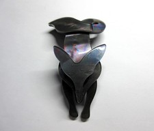 Vintage, Retro LUCITE, PLASTIC FOX BROOCH, Pin