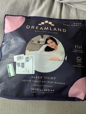 Dreamland Sleep Tight Deluxe Fleecy Mattress Warmer Double 150x137cm BNIB