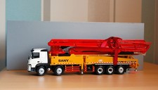 SANY 40-1014 - Volvo FM 62m Concrete Pump Truck - Diecast Model Lorry IMC 1:50