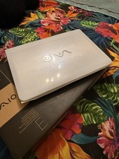 Sony VAIO White Laptop MODEL