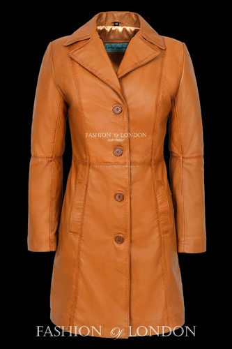Ladies middleton leather coat - ladies,