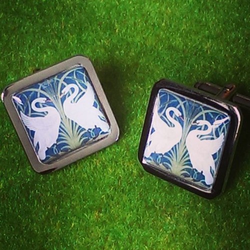 Handmade william morris - william, swan