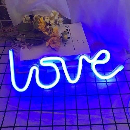 Neon love sign - love,