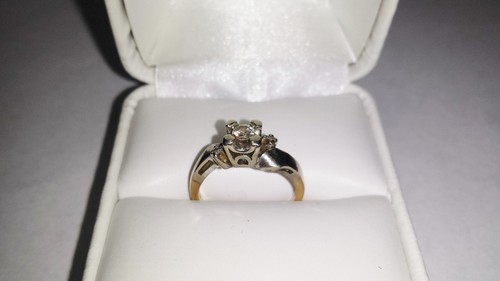 Antique diamond 14k gold - antique,